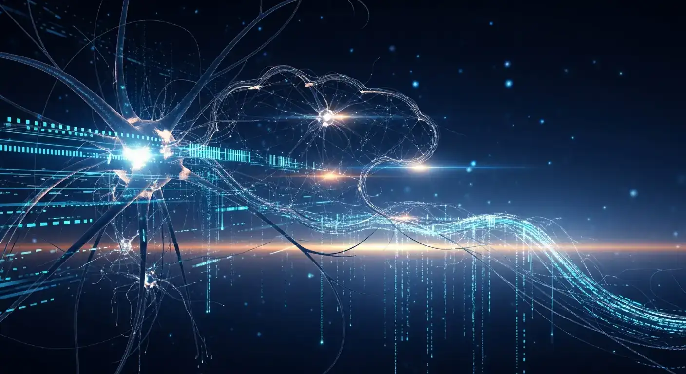 Florida AI agency — abstract neural network and circuit visualization