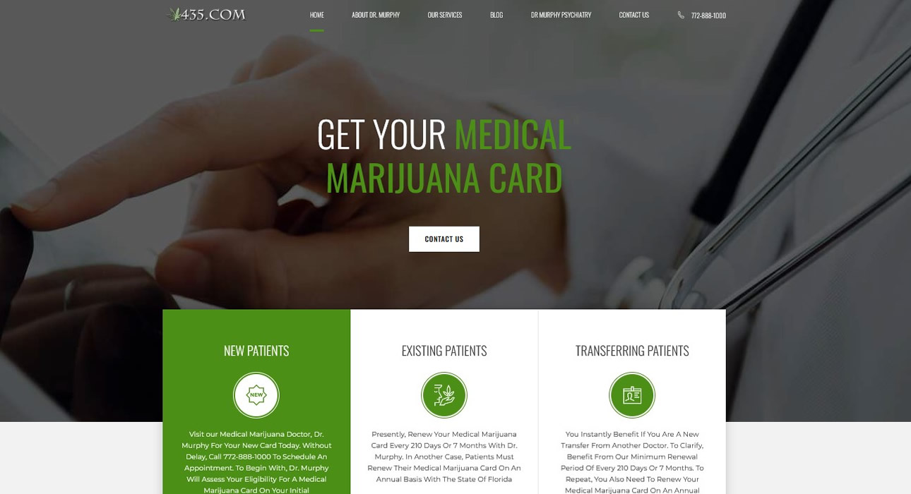 Florida Medical Marijuana Web Design Company