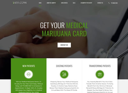 Medical Marijuana Web Design