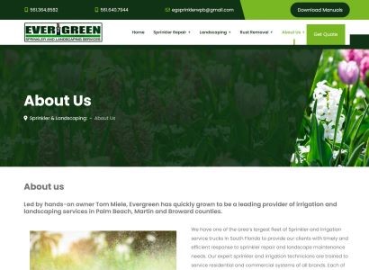 Landscape Maintenance Website Design Florida