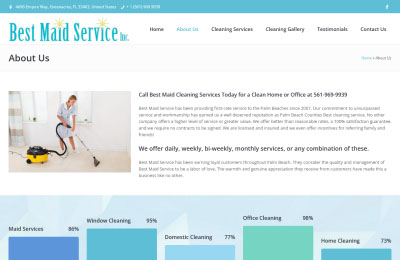 Cleaning Service Web Design in South Florida