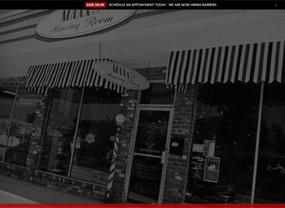 Barbershop website design in Florida