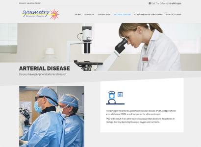 Vascular Surgery Web Design